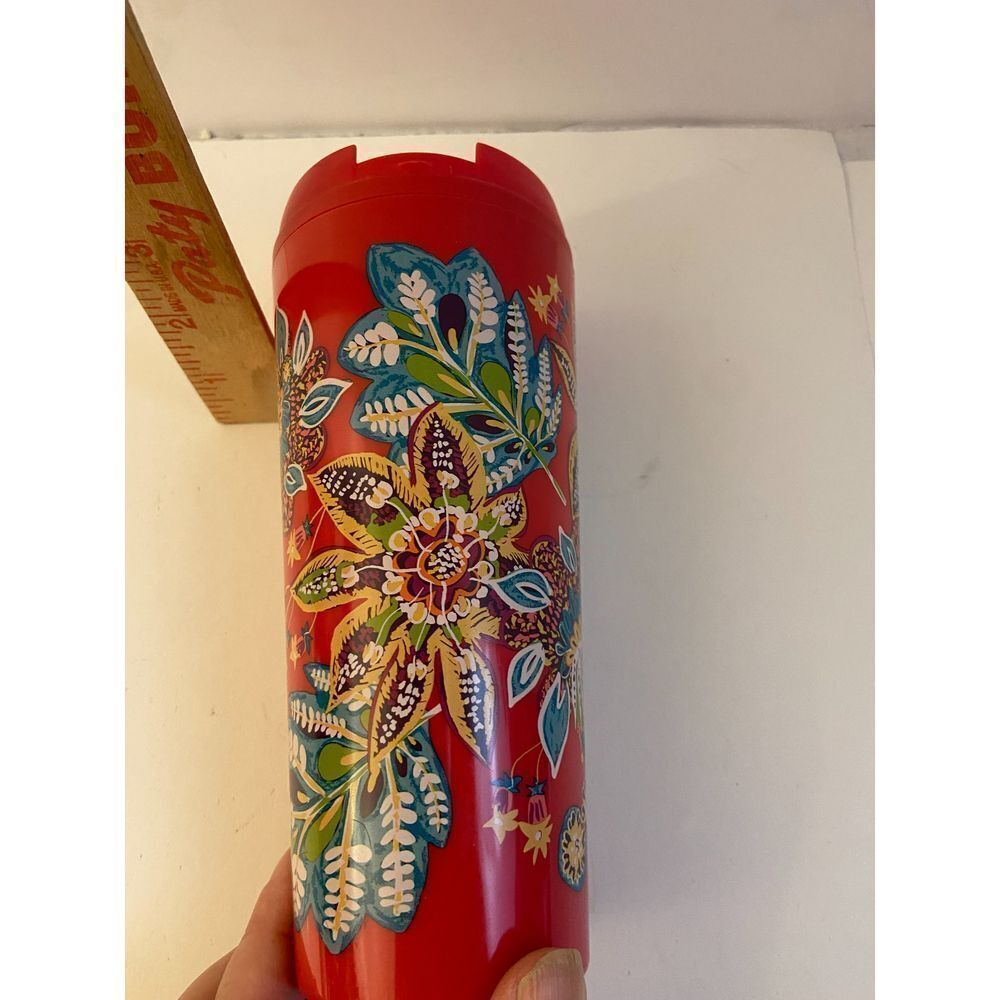 Vera Bradley Red‎ Flower Cup tumbler 16oz